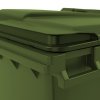 Kontener pojemnik na odpady śmieci komunalne PZH EN 840-2 DIN 1100L - zielony